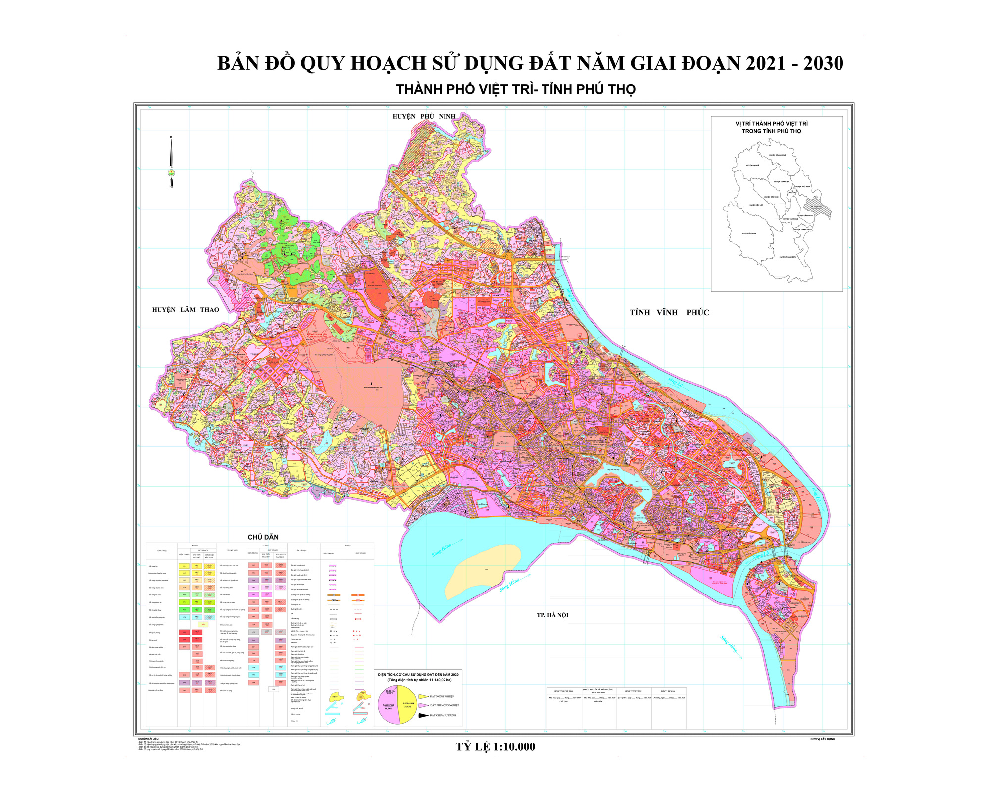 Bản đồ Quy hoạch thành phố Việt Trì