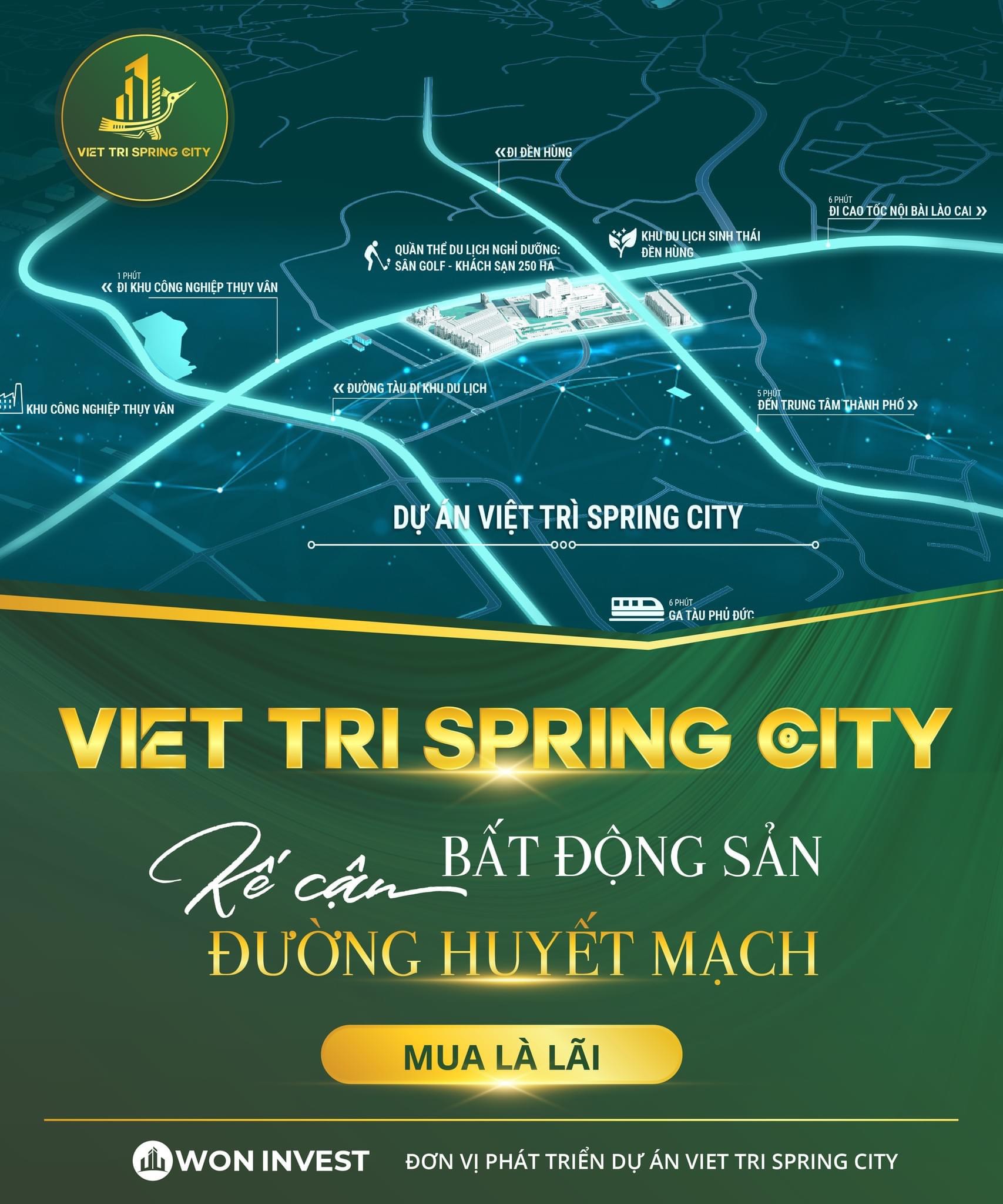 VIỆT TRÌ SPRING CITY - BĐS KẾ CẬN ĐƯỜNG HUYẾT MẠCH