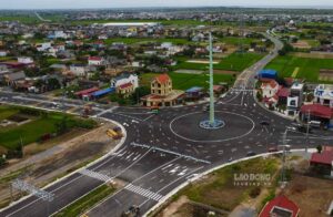 Tuyến đường Nam Định - Lạc Quần - đường bộ ven biển có 8 làn xe dự kiến hoàn thành trong tháng 11.2025.